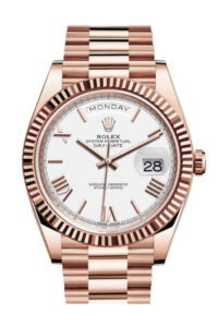 Rolex Day-Date 40 White White Dial