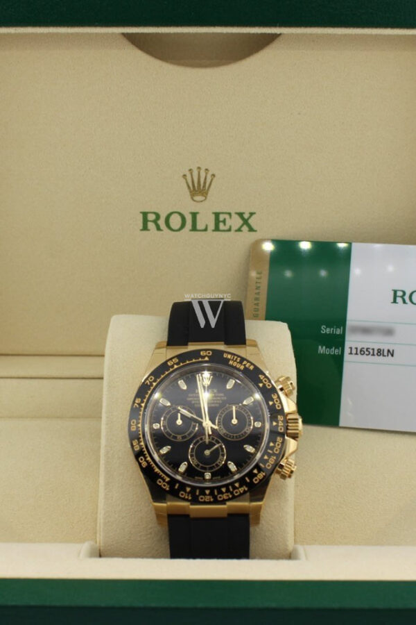 Rolex Cosmograph Daytona Black Black Dial - Image 6