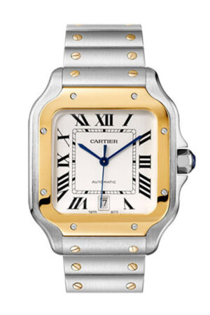 Cartier Santos Steel Yellow Gold Dial