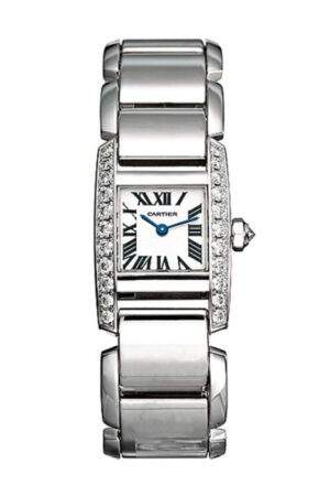 Cartier Tankissime Diamond Bezel White Dial