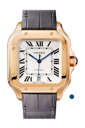 Cartier Santos De Large Silver Dial