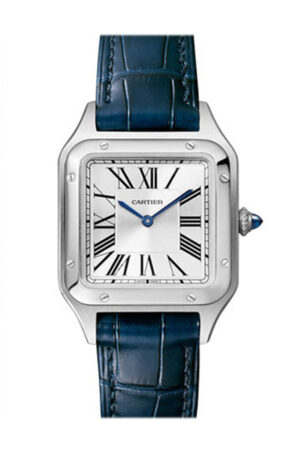 Cartier Santos-Dumont Quartz Silver Silver Dial