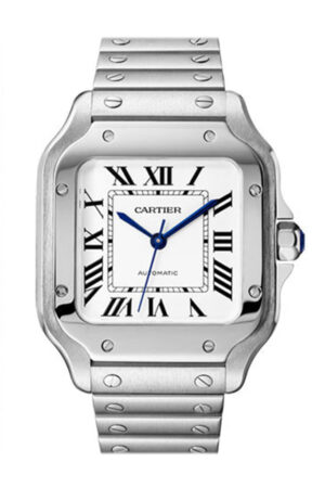 Cartier Santos Midsize Silvered
