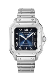 Cartier Santos de Blue Blue Dial