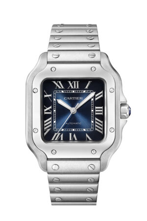 Cartier Santos de Blue Blue Dial