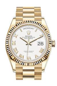 Rolex Day-Date 36 White White Dial