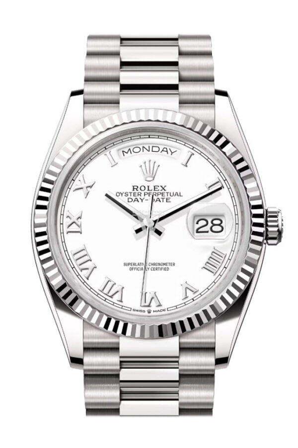 Rolex Day-Date 36 White White Dial - Image 2