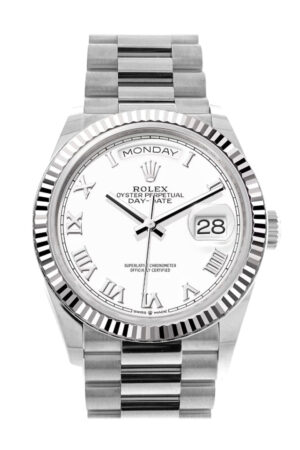 Rolex Day-Date 36 White White Dial