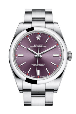 Rolex OYSTER PERPETUAL 39 Red Dial