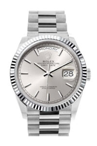 Rolex Day-Date 36 Silver Silver Dial