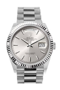 Rolex Day-Date 36 Silver Silver Dial