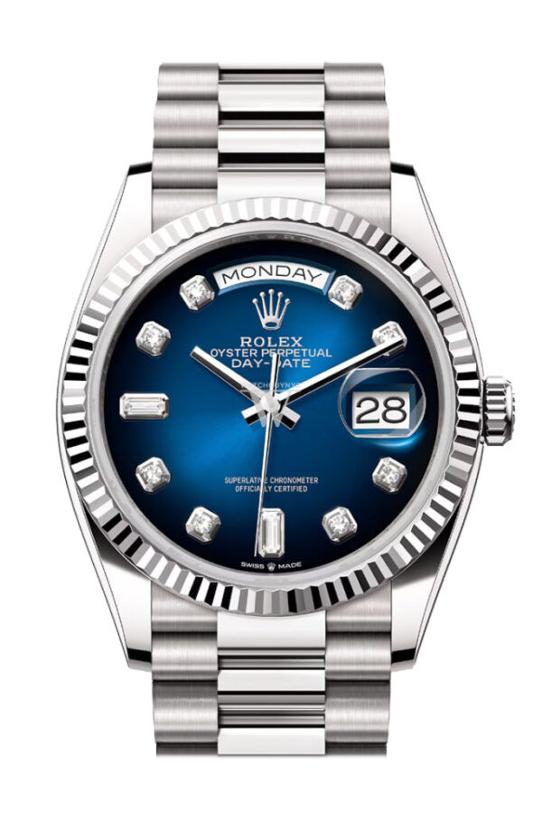 Rolex Day-Date 36 Blue Blue Dial - Image 2