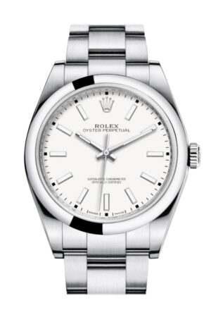 Rolex OYSTER PERPETUAL 39 White Dial