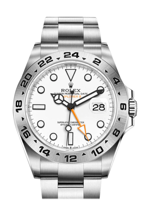 Rolex Explorer II 42 White Dial