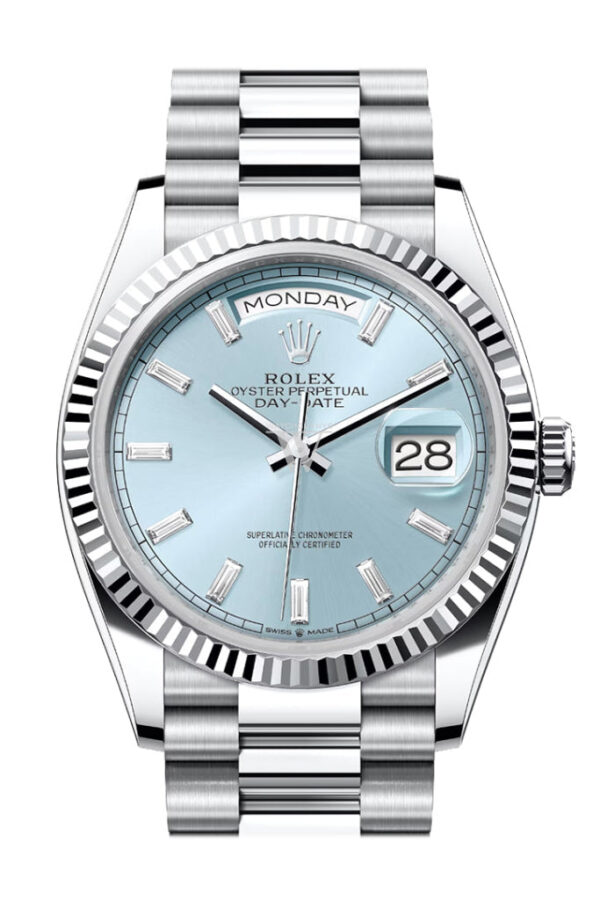 Rolex Day-Date 36 Ice Blue Dial - Image 2