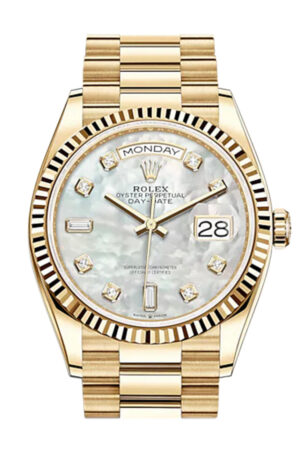 Rolex Day-Date 36 White White Dial