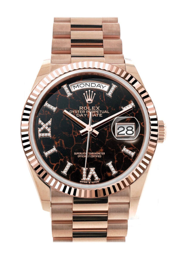 Rolex Day-Date 36 Eisenkiesel Gold Dial