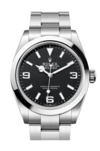 Rolex Explorer 40 Black Black Dial