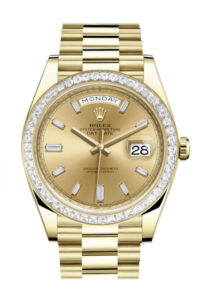 Rolex Day-Date 40 Champagne Champagne Dial