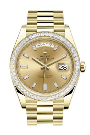 Rolex Day-Date 40 Champagne Champagne Dial