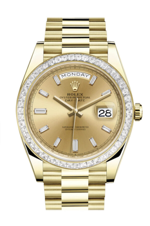 Rolex Day-Date 40 Champagne Champagne Dial