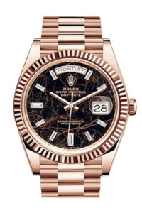 Rolex Day-Date 40 Eisenkiesel Gold Dial