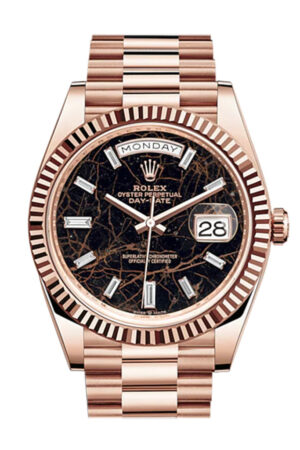Rolex Day-Date 40 Eisenkiesel Gold Dial