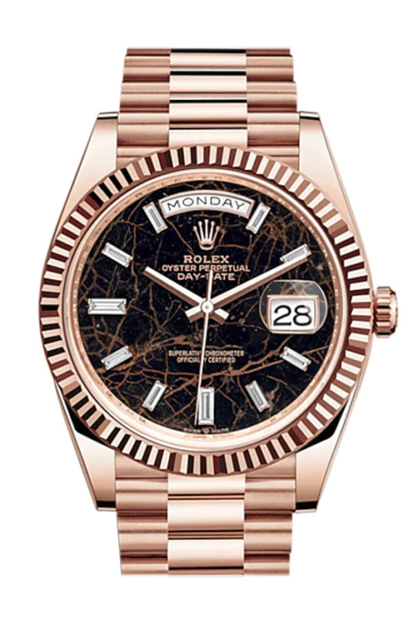 Rolex Day-Date 40 Eisenkiesel Gold Dial