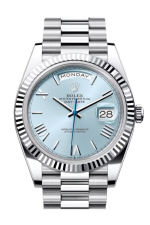Rolex Day-Date 40 Ice-Blue Blue Dial