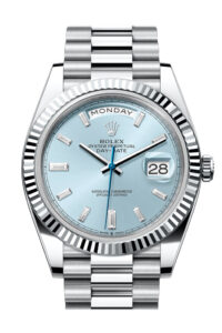 Rolex Day-Date 40 Ice-Blue Blue Dial