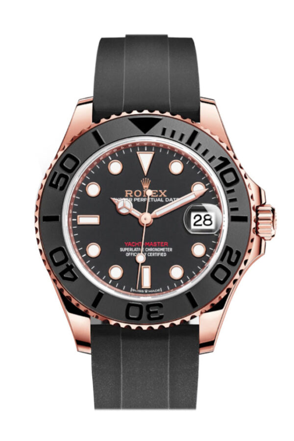 Rolex Yacht-Master 37 Black Black Dial