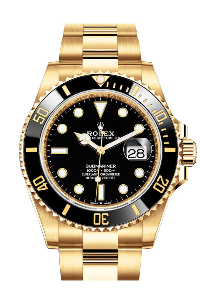 Rolex Submariner 41 Black Black Dial