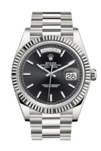 Rolex Day-Date 40 Black Black Dial