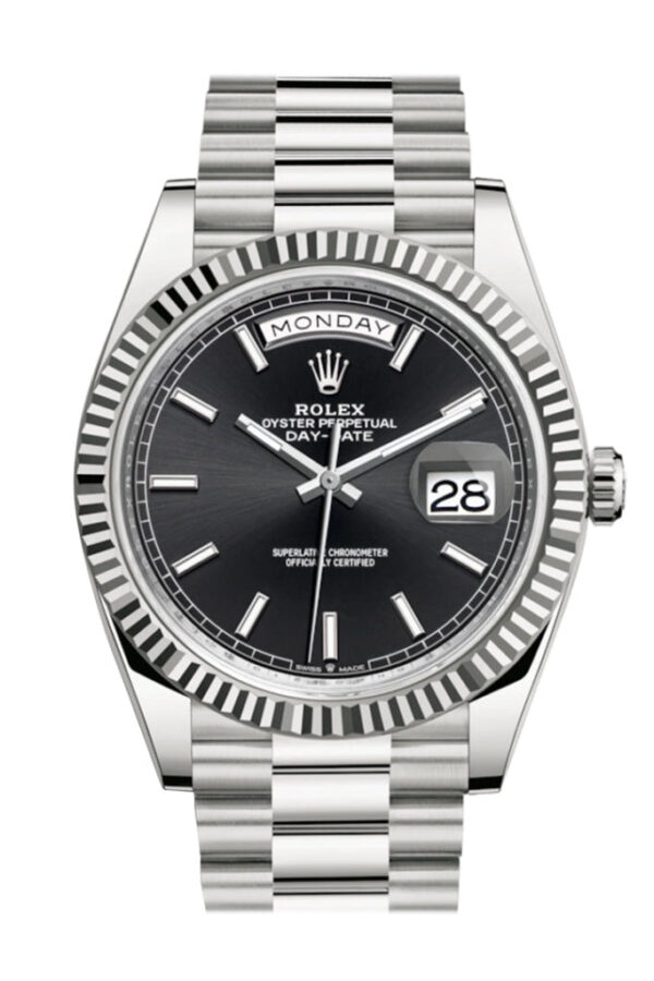 Rolex Day-Date 40 Black Black Dial