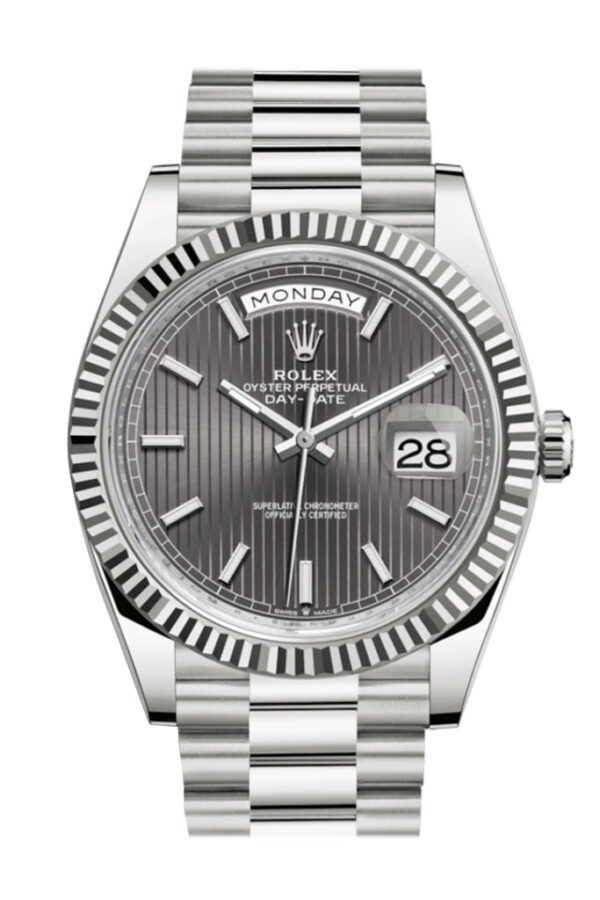 Rolex Day-Date 40 Dark White Dial