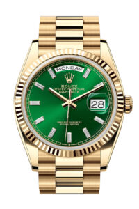 Rolex Day-Date 36 Bright Green Dial
