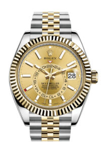 Rolex Sky Dweller Champagne Champagne Dial