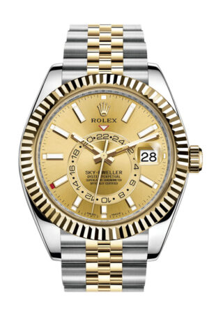 Rolex Sky Dweller Champagne Champagne Dial