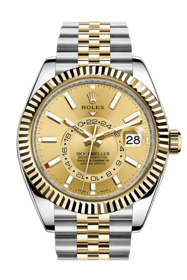 Rolex Sky Dweller Champagne Champagne Dial