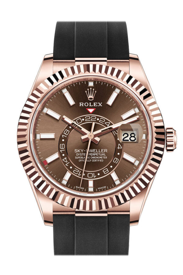 Rolex Sky-Dweller 42 Chocolate Gold Dial