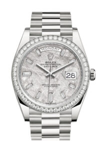 Rolex Day-Date 40 Meteorite White Dial