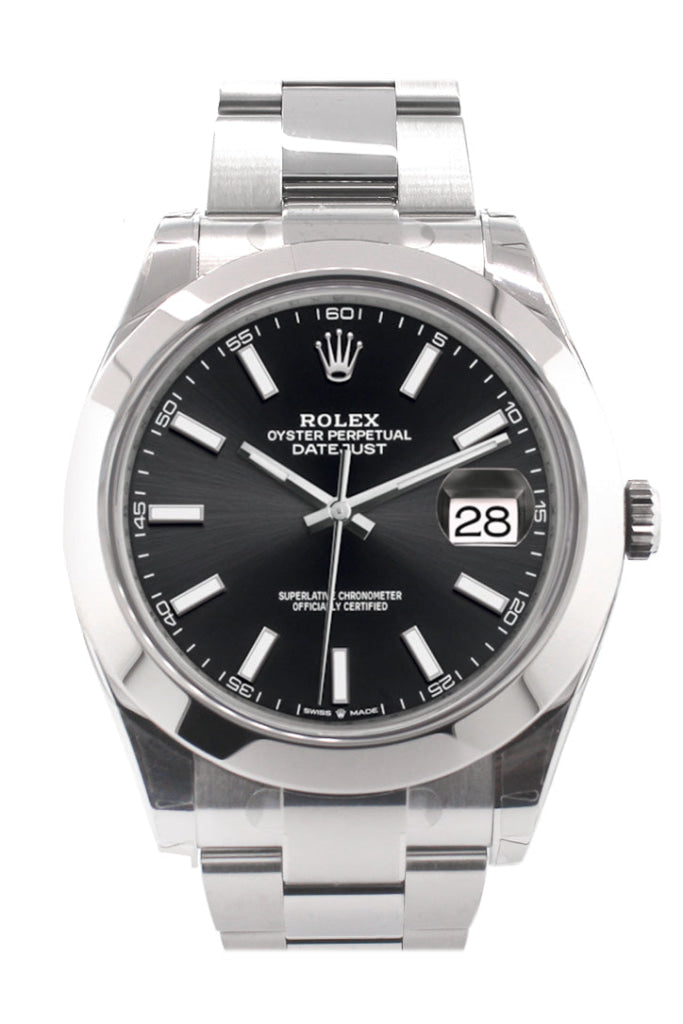 Rolex Datejust 41 Black Black Dial