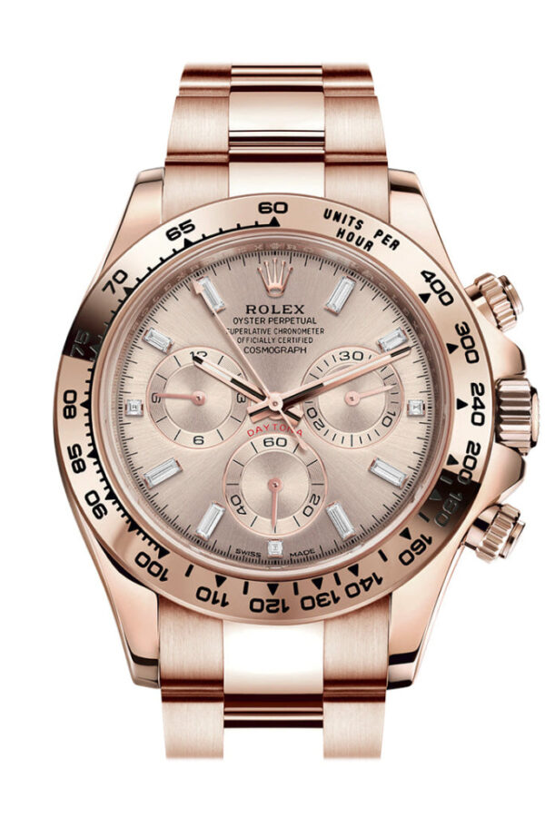Rolex Cosmograph Daytona Rose Gold Dial