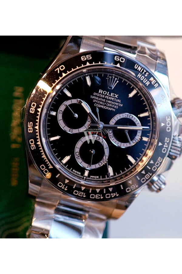 Rolex Daytona 40 Black Black Dial - Image 3