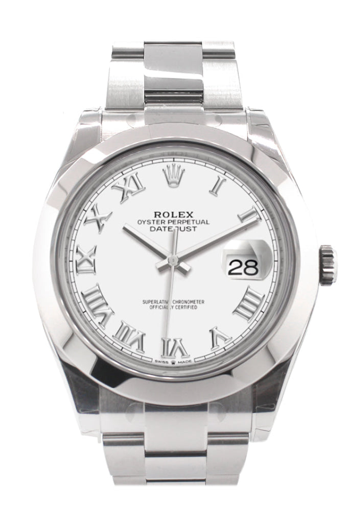 Rolex Datejust 41 White White Dial