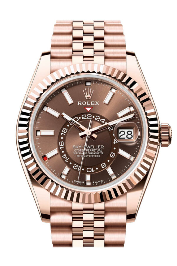 Rolex Sky Dweller Chocolate Gold Dial