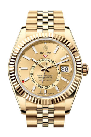 Rolex Sky Dweller Champagne Champagne Dial