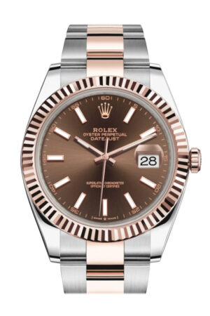 Rolex Datejust 41 Chocolate Gold Dial