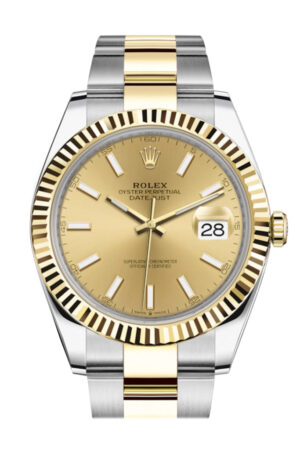 Rolex Datejust 41 Champagne Champagne Dial
