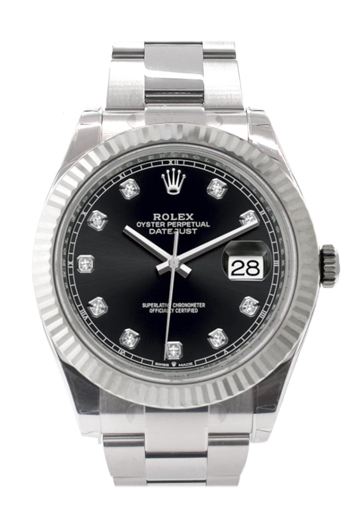 Rolex Datejust 41 Black Black Dial